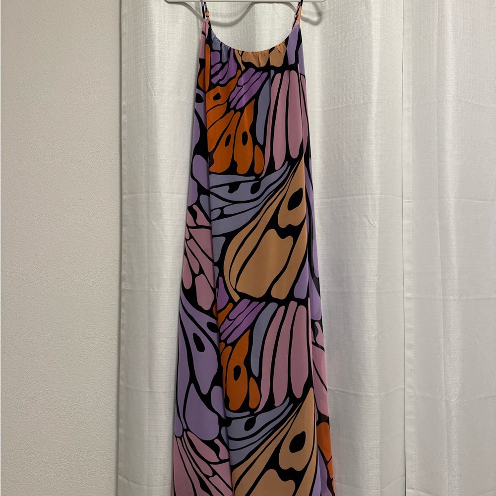 Sam Edelman Purple and Orange Maxi Dress